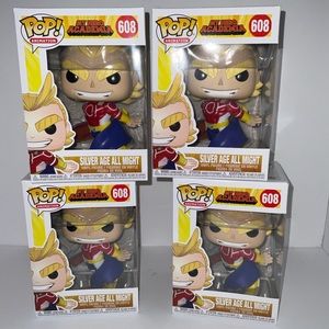 FUNKO MY HERO ACADEMIA SILVER AGE ALL MIGHT NIB PRICE FIRM